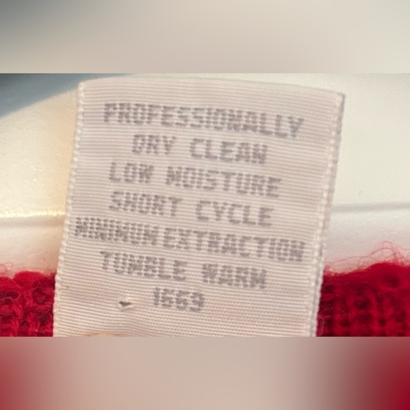 Vintage Lands End Boiled Wool Fitted Jacket - Picture 6 of 6